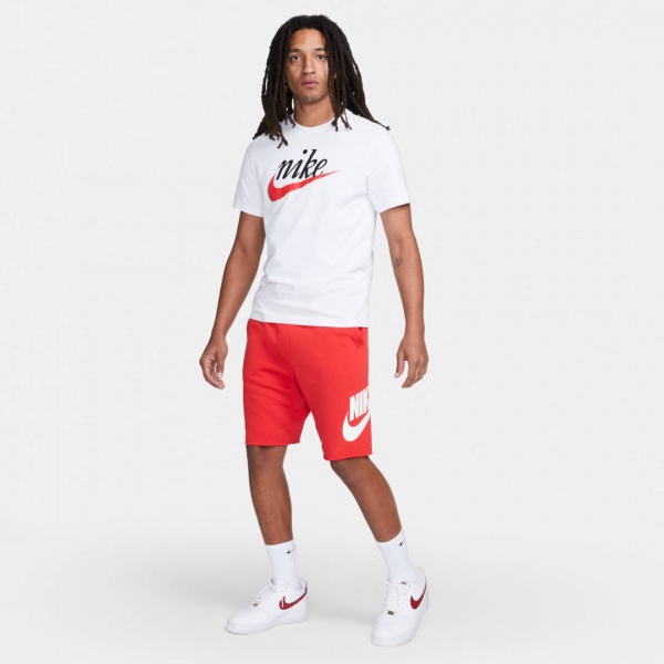 Шорты Nike CLUB ALUMNI HBR FT SHORT DX0502-657 р. S красный