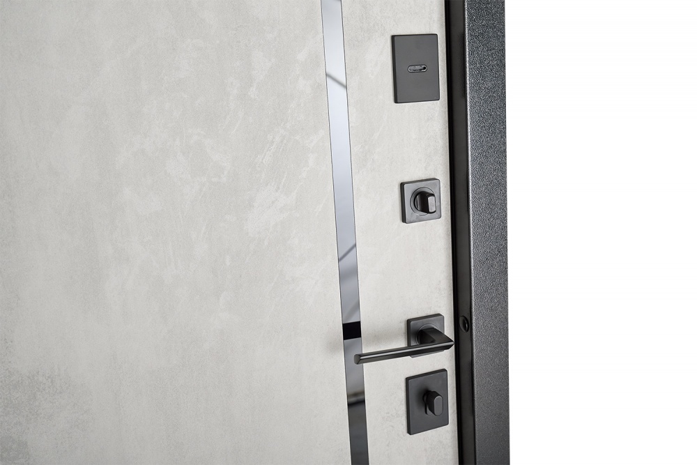 Дверь входная Abwehr MG3 (535+535) 086 Л (БТантр + БС) NEW бетон антрацит / оксид 2050x860 мм левая