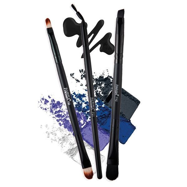 Набор кистей Parisa для макияжа глаз Р-103 3 шт. 