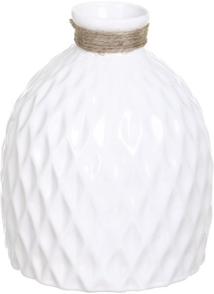 Ваза керамическая белая Алхимия MC 2803-18 Eterna