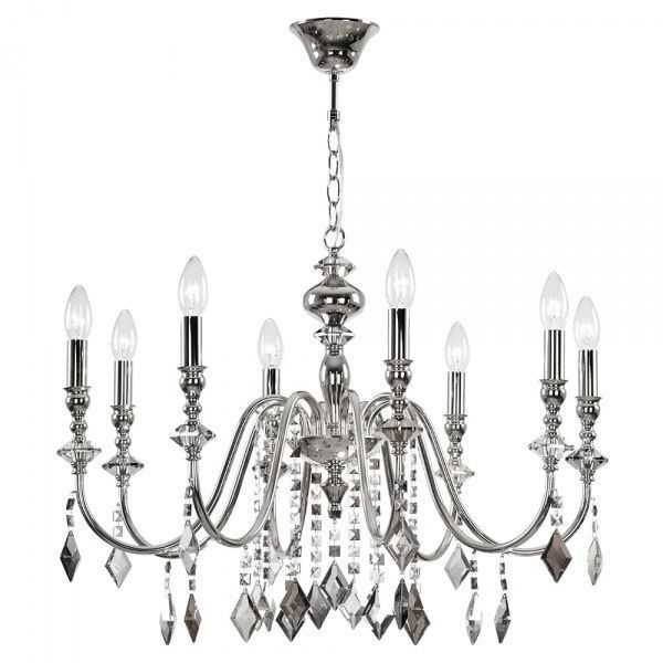 Люстра подвесная Victoria Lighting Antonia/SP8 8x40 Вт E14 хром 