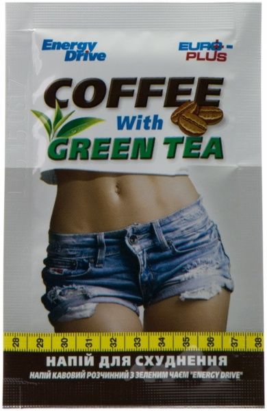 Розчинний напій Euro-Plus Energy з зеленим чаєм