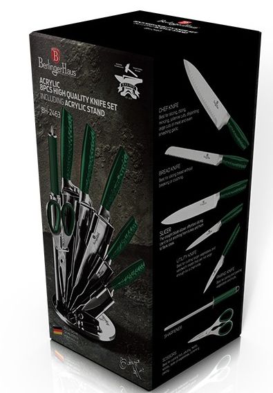 Набір ножів у колоді Emerald Collection 8 предметів BH 2463 Berlinger