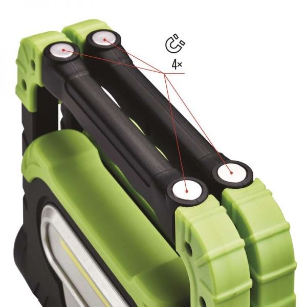 Фонарь прожекторный Emos LED 20W 2000Lm Li-Ion P4536 черно-зеленый 