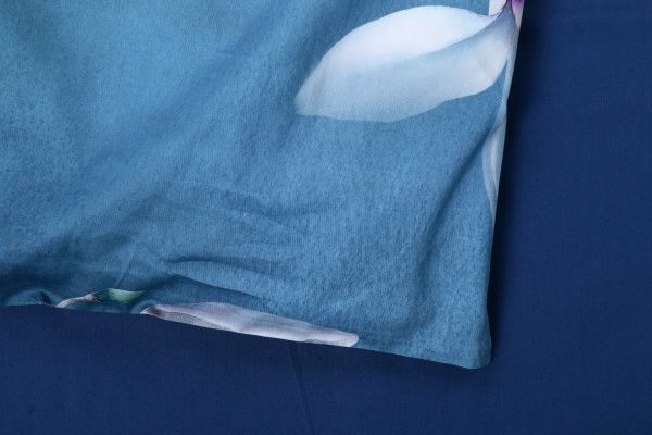 Комплект постільної білизни Tender flowers D сімейний різнокольоровий принт La Nuit 