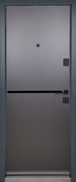 Дверь входная Abwehr АП2-251 096Л (КВЦ) ЧФ Securemme2019/Securemme20161 серый 2050x960мм левая