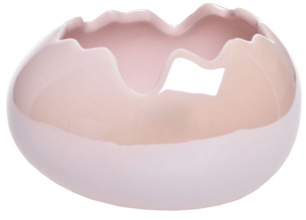 Статуэтка Яйцо розовое 14x10,6x8 см