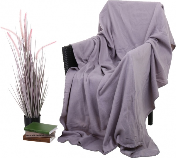 Плед флисовый Alloy 160x200 см серый La Nuit 