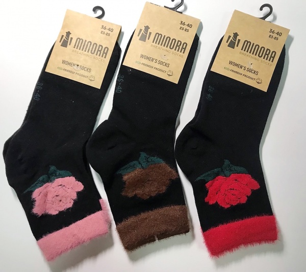 Носки женские MINORA 311 р.36-40 в ассортименте