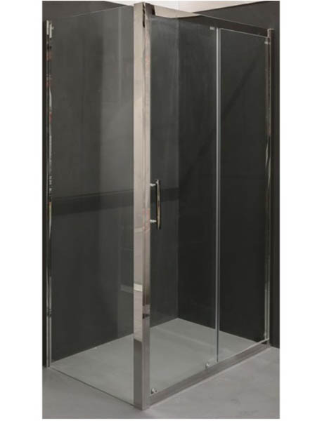 Душове огородження EGO прямокутне розсувне LEX CHROME 120х80х200 см NPE1131