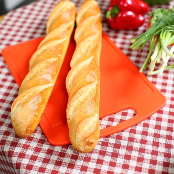 Доска для нарезки 30х20 см оранж Алеана