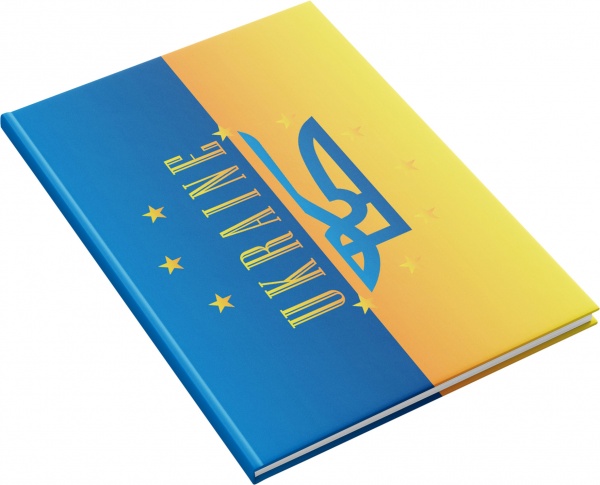 Книга обліку А4 80 аркушів1В2395 Тризуб євроінтеграція Аркуш