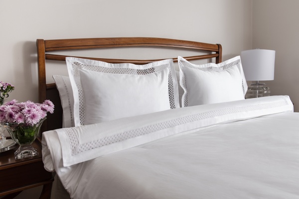 Комплект постільної білизни Veronica Lace 2 білий Gul Guler 