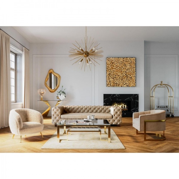 Ваза KARE Design Ginkgo Elegance 45 см белая 