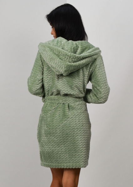 Халат домашний женский Roksana Assorty №1426/90098 р. 56 оливковый