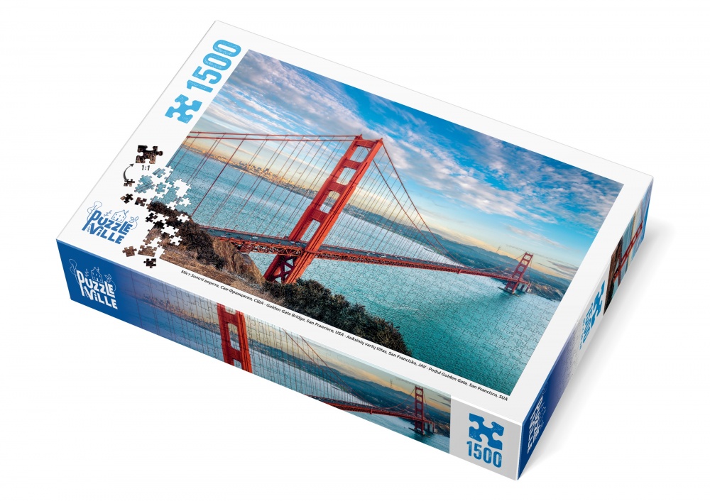 Пазл PUZZLEVILLE Мост Золотые ворота, Сан-Франциско, США 1500 элементов PZL1500_3