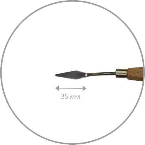 Мастихин 11925 ромб длина 3,5 см, ст.код 1018 Rosa Start 