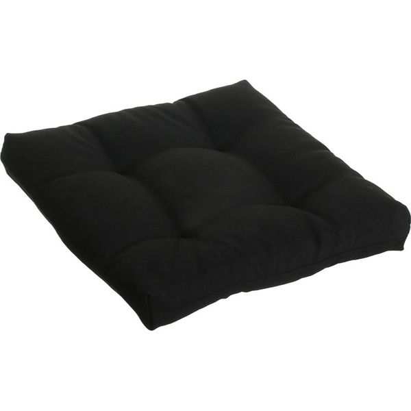 Подушка Indigo стеганая Color mini черная 35х35х5 см