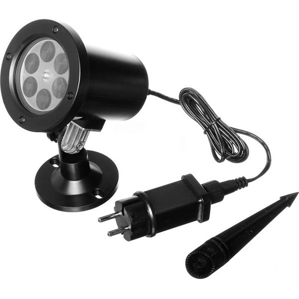 Гирлянда-проектор LED Снежинка 6 ламп 5-8 м белая