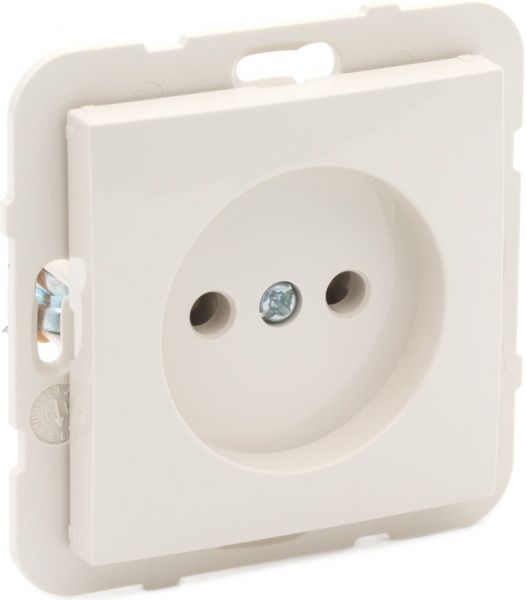 Розетка без заземлення Efapel Logus 16 А 250 В без шторок слонова кістка