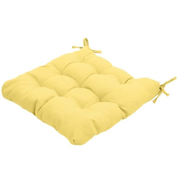 Подушка на стул Brera 07 40х40 см желтый Decora textile