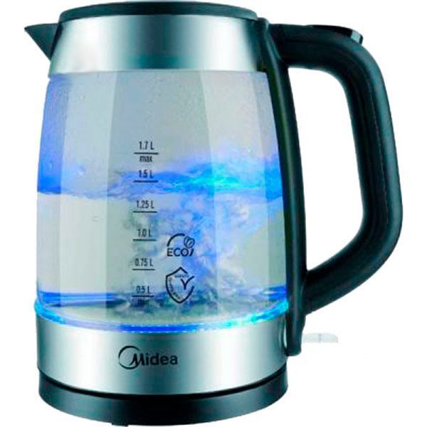 Электрочайник Midea 17G02B2 стеклянный 