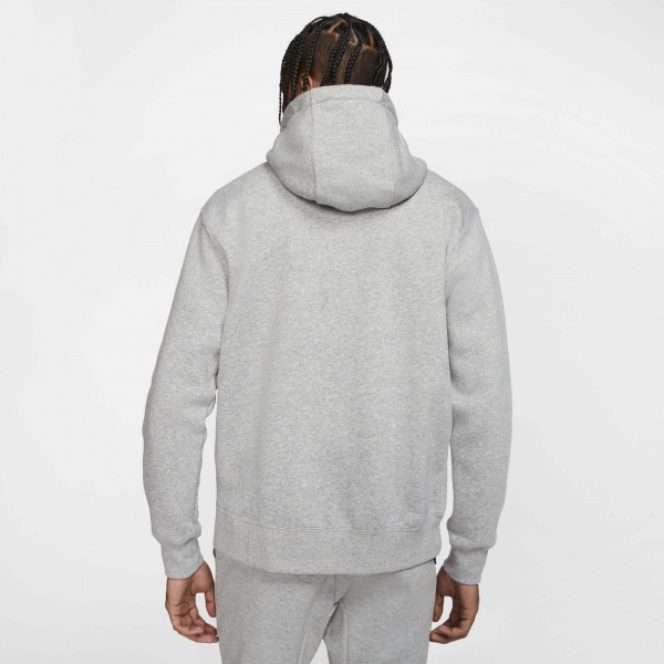 Джемпер Nike M NSW CLUB HOODIE FZ BB BV2645-063 р. L сірий