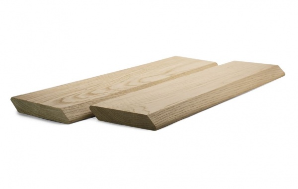 Планкен дуб 18х100х2000 строганый (1 шт. - 0,2 м.кв.)