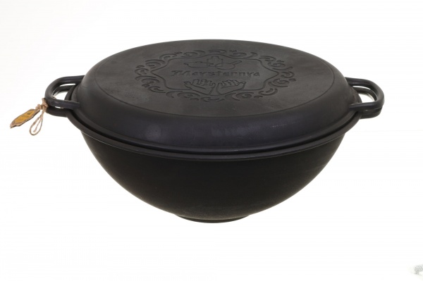 Казан узбецький WOK із кришкою-сковородою 12 л Maysternya