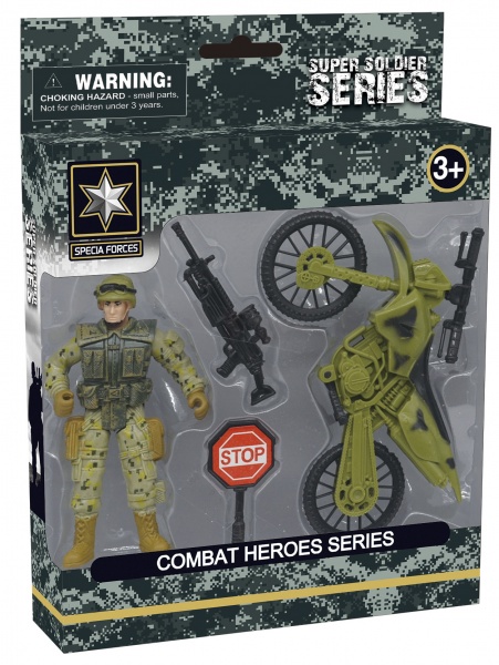 Набор игрушек Super soldier Солдатик-патрульный Спецназ США мультикам MSP1208105 