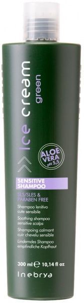 Шампунь INEBRYA Green Sensitive Shampoo для чувствительной кожи головы 300 мл