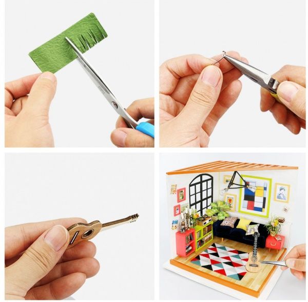 Конструктор Robotime Diy House Вітальня DG106