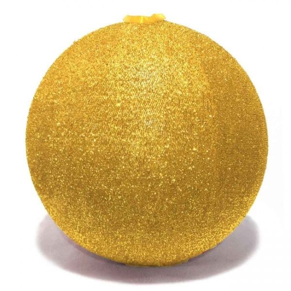 Шар новогодний надувной с блестками 60 см Q60GL золотой