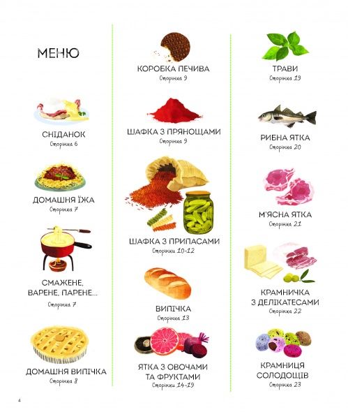 Книга Никки Дайсон «1000 назв їжі» 978-617-7853-28-1