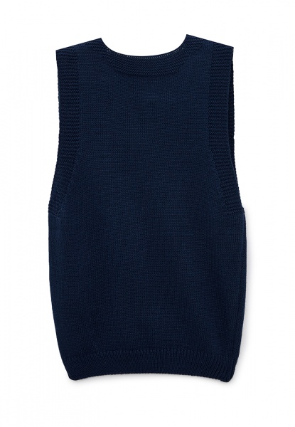 Жилет дитячий для хлопчика ART KNIT 1707 (127) р.110 темно-синій 