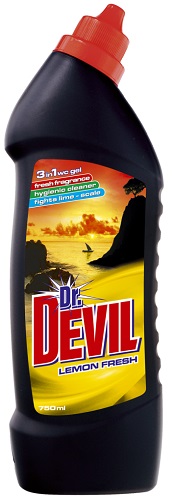 Чистящее средство Dr.Devil 3 в 1 Лимонная свежесть 750 мл 8910 