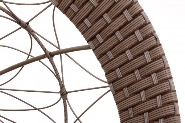 Кресло-кокон Сфера Люкс плетение орегон французский дуб