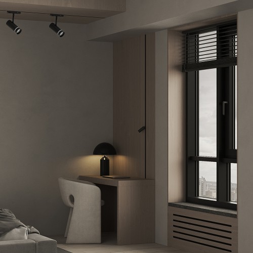 Магнітний трековий світильник 10 Вт 4000 К чорний Feron MGN304 10W 