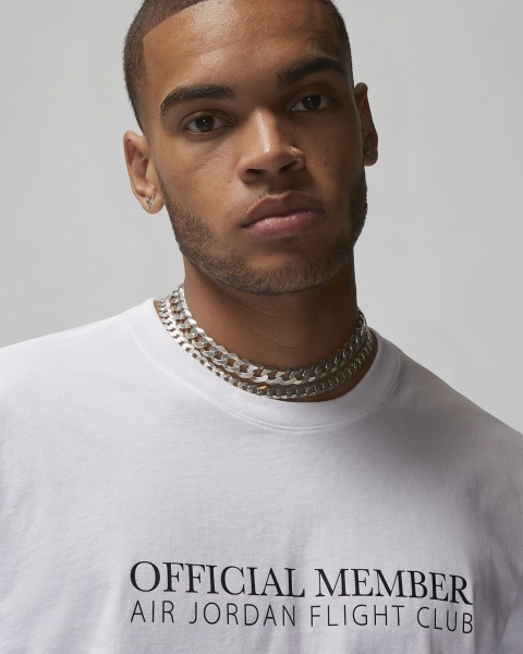 Футболка Nike M J FLT MVP SIG SS CREW DX9563-101 р.S білий