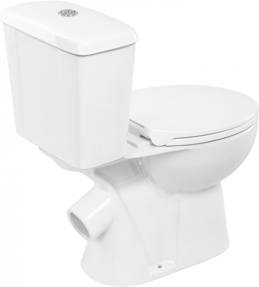 Унитаз-компакт Water House Standart Surf косой вывод воды сид. полипропилен soft-close