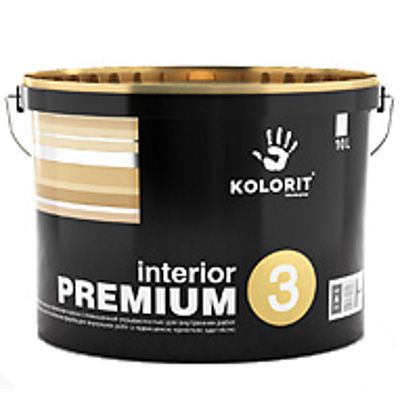 Фарба Kolorit Interior Premium 3 A 10 л