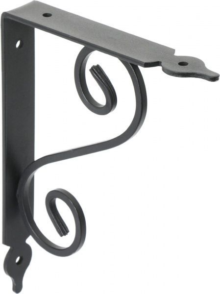 Держатель для полок REI черная ковка 150х100 мм