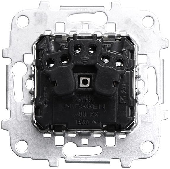 Розетка с заземлением ABB Zenit SCHUKO 16 А 250 В без шторок белый N2288 BL Z