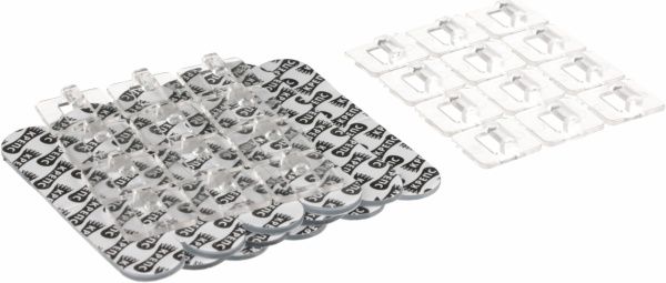 Кріплення для гірлянд та тонких дротів 24 шт