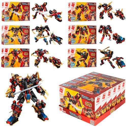 Конструктор Qman 3105 трансформер (робот+машинка) в ассортименте ODT112589