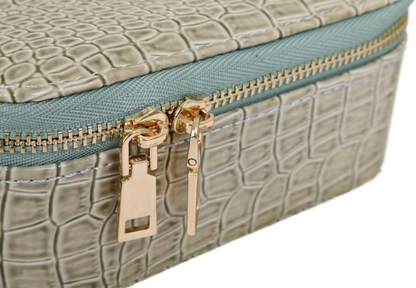 Шкатулка для украшений Royal weave 13х8х5,5 см зеленая