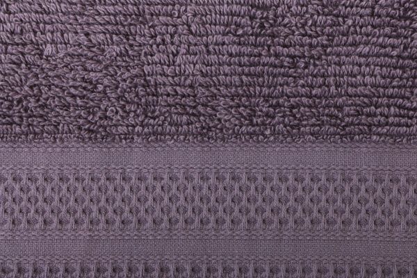 Полотенце махровое Microcotton 68x127 см фиолетовый 