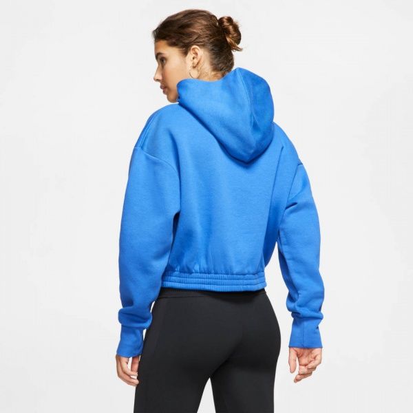 Джемпер Nike W NSW ICN CLSH FLC HOODIE BB CJ2034-480 р. XS синій