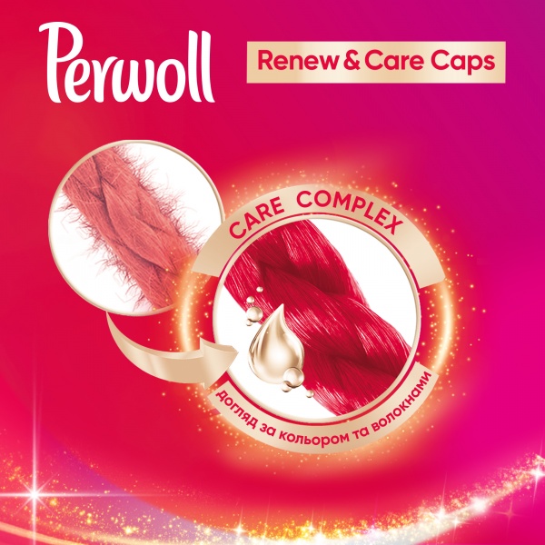 Капсулы для машинной стирки Perwoll Renew&Care (Colors) 27 шт. + 27 шт. 