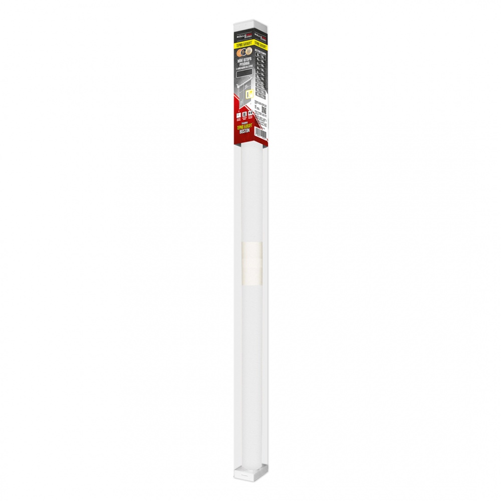 Ролета термо (blackout) міні Rollotex з фіксацією на струні Boston 45x150 см біла